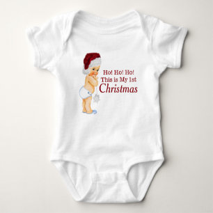 Baby Boy First Kerstmis Romper