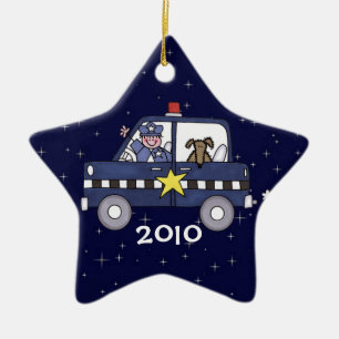 Baby Boy First Kerststar-versiering Keramisch Ornament