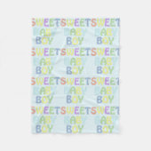 Baby Boy Fleece Blanket (Voorkant)