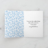 Baby Boy Footprint Kaart (Binnen)