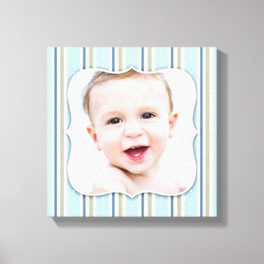 Baby Boy Foto [12x12 inch] Canvas Afdruk (Voorkant)