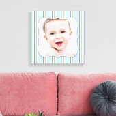 Baby Boy Foto [12x12 inch] Canvas Afdruk (Insitu (Woonkamer))