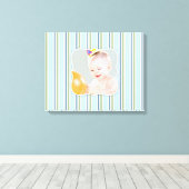 Baby Boy Foto [20x16 inch] Canvas Print (Insitu (Houten vloer))