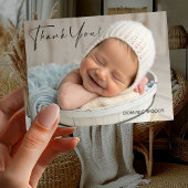 Baby Boy Foto Aankondiging Briefkaart