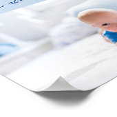 Baby Boy Foto en Stomme Woorden voor mama Poster (Hoek)