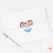 Baby boy Foto Gift van God Blue bow