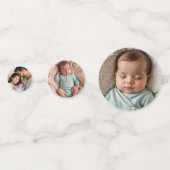 Baby Boy Fotonaam Custom Baby Confetti (Voorkanten)