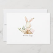 Baby Boy Fotoscript geboorteaankondiging Aankondiging (Achterkant)