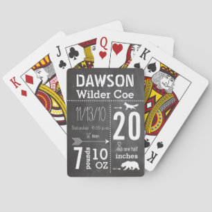 Baby Boy Fox Beer lil' Man Pokerkaarten