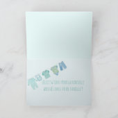 Baby Boy French Gefeliciteerd Kaart (Binnen)
