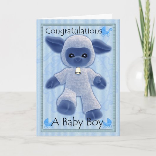 Baby Boy Gefeliciteerd, nieuwe baby Kaart (Voorkant)