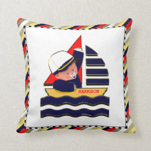 Baby Boy gepersonaliseerd cadeau Kussen