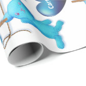 Baby Boy Gepersonaliseerd Cadeaupapier (Rol Hoek)