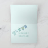 Baby Boy German Gefeliciteerd Kaart (Binnen)