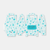 Baby Boy Geslacht onthullen Bedankdoosjes (Uitgevouwen)