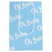 Baby Boy Gift Bag Medium Cadeauzakje (Achterkant)