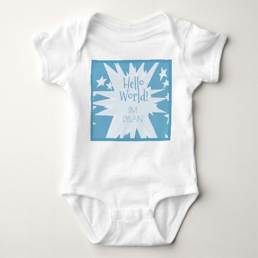 Baby Boy Gift! Douche hem hiermee Romper (Voorkant)