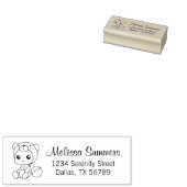 Baby Boy Girl Beer Jumpsuit Adres 3 Rubberstempel (Gestempeld)