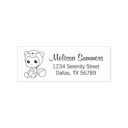 Baby Boy Girl Beer Jumpsuit Adres 3 Rubberstempel (Afrduk)