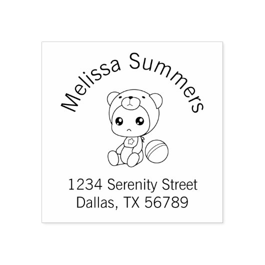 Baby Boy Girl Beer Jumpsuit Arch Adres 2 Rubberstempel (Afrduk)