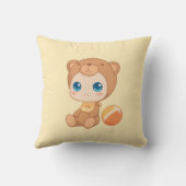 Baby Boy Girl Beer Jumpsuit Yellow Kussen (Achterkant)