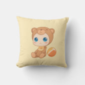 Baby Boy Girl Beer Jumpsuit Yellow Kussen (Voorkant)