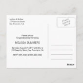 Baby Boy Girl Gender onthulling Briefkaart van Uit (Achterkant)