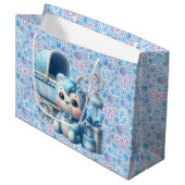 Baby Boy Groot Cadeauzakje (Voorkant Gekanteld)