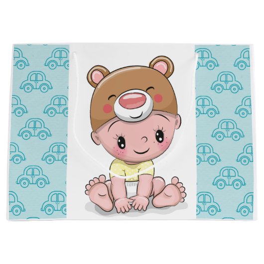 Baby Boy Groot Cadeauzakje (Voorkant)