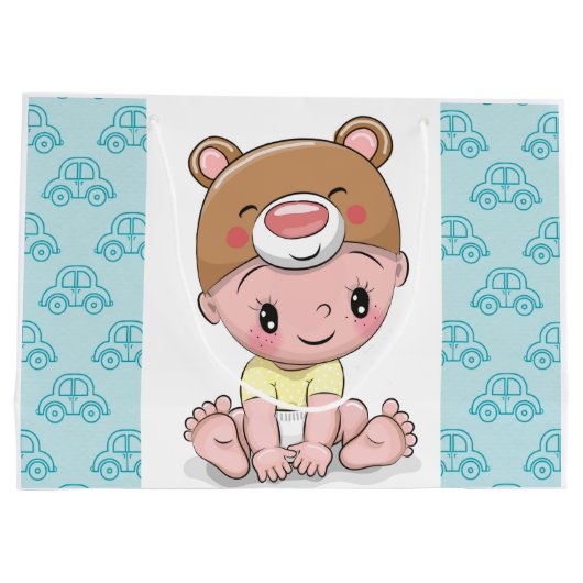 Baby Boy Groot Cadeauzakje (Achterkant)