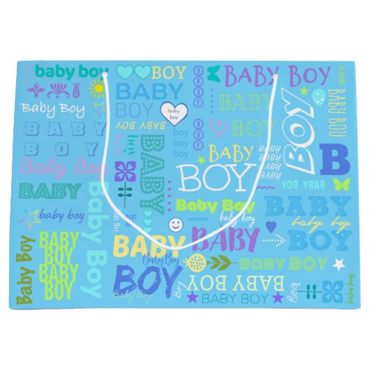 Baby Boy Groot Cadeauzakje (Voorkant)