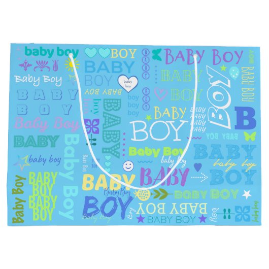 Baby Boy Groot Cadeauzakje (Achterkant)