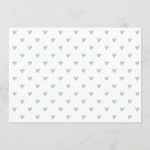 Baby boy hallo overlay foto's en geboortecijferpic aankondiging (Achterkant)