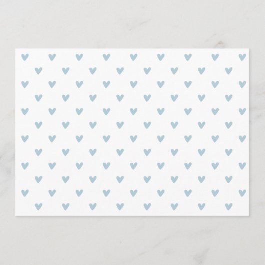 Baby boy hallo overlay foto's en geboortecijferpic aankondiging (Achterkant)