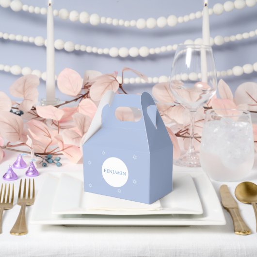 Baby Boy Hebrew Naming Ceremony Jewish Bedankdoosjes (Huwelijk)