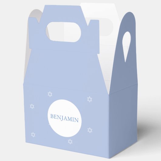 Baby Boy Hebrew Naming Ceremony Jewish Bedankdoosjes (Open)