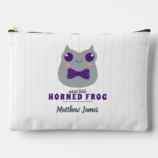 Baby Boy Horned Frog Paars Etui (Voorkant)