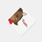 Baby Boy Horse Rood Baby shower Servet (Hoek)