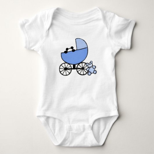 Baby Boy in Cradle - T-shirt (Voorkant)