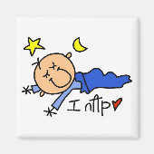 Baby Boy In Nap Magnet (Voorkant)