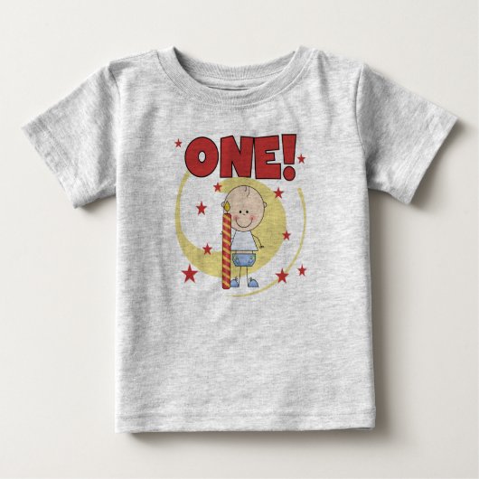 Baby Boy is een 1e verjaardag Tshirts en geschenke (Voorkant)
