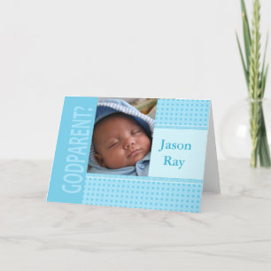 Baby Boy is mijn godparent Uitnodiging