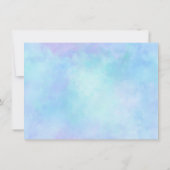 Baby Boy is op komst | Blauwe zomer buiten douche Kaart (Achterkant)