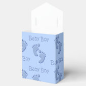 Baby Boy Kleine Voeten Voetafdruk Douche Party Fav Bedankdoosjes (Geopend)