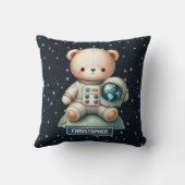 Baby Boy Kussen met Astronaut Teddy Bear (Achterkant)