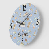 Baby Boy Kwekerij Waterverf  Speelgoed 10.75-in Grote Klok (Hoek)