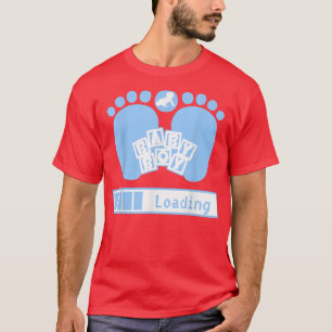 Baby Boy Loading, Geek Zwangerschap, Geslacht onth T-shirt