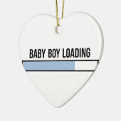 Baby Boy Loading Keramisch Ornament (Links)