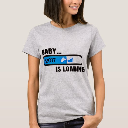 Baby Boy Loading T-shirt (Voorkant)
