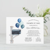 Baby Boy Long Distance Shower per Mail Kaart (Staand voorkant)